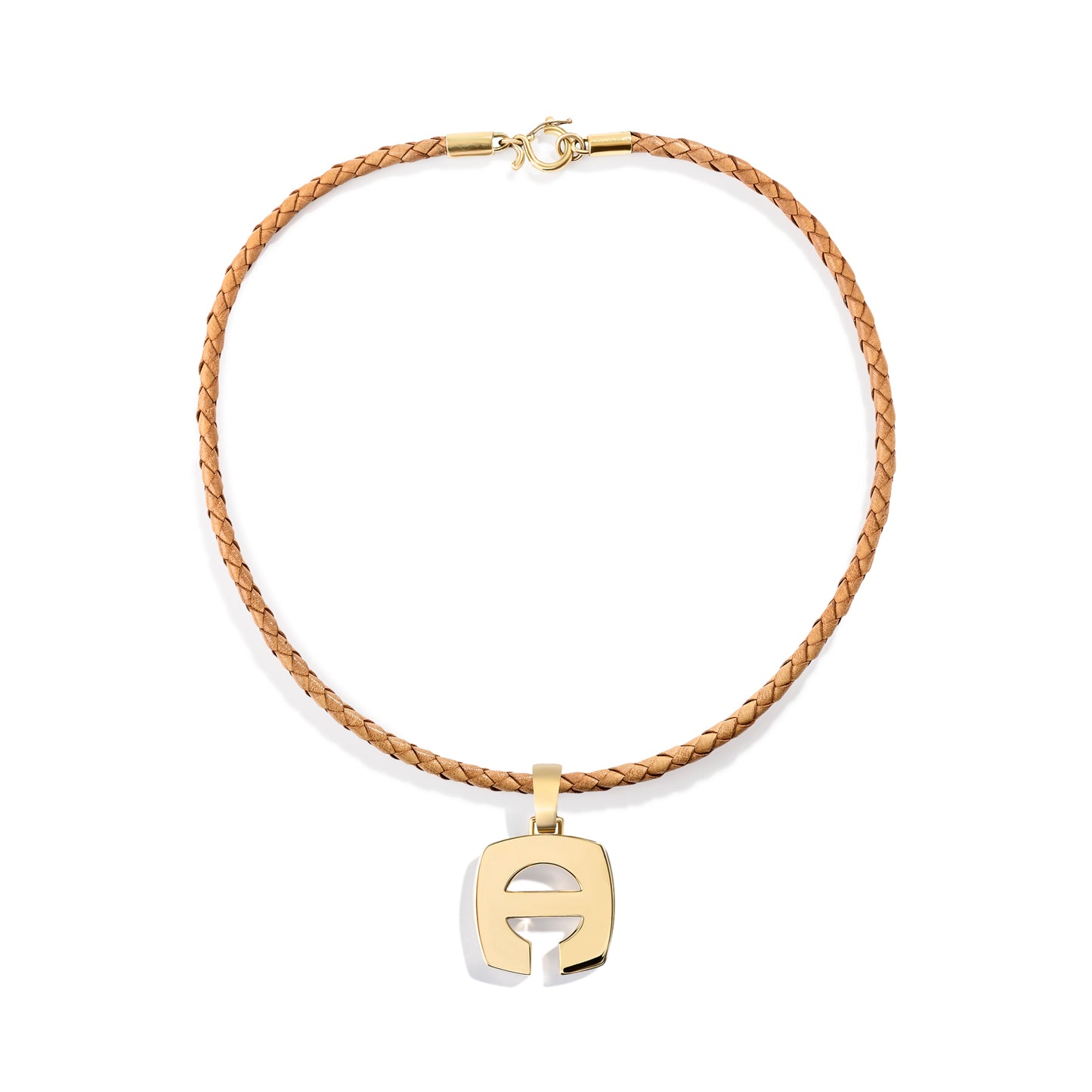 Cordino in pelle intrecciata