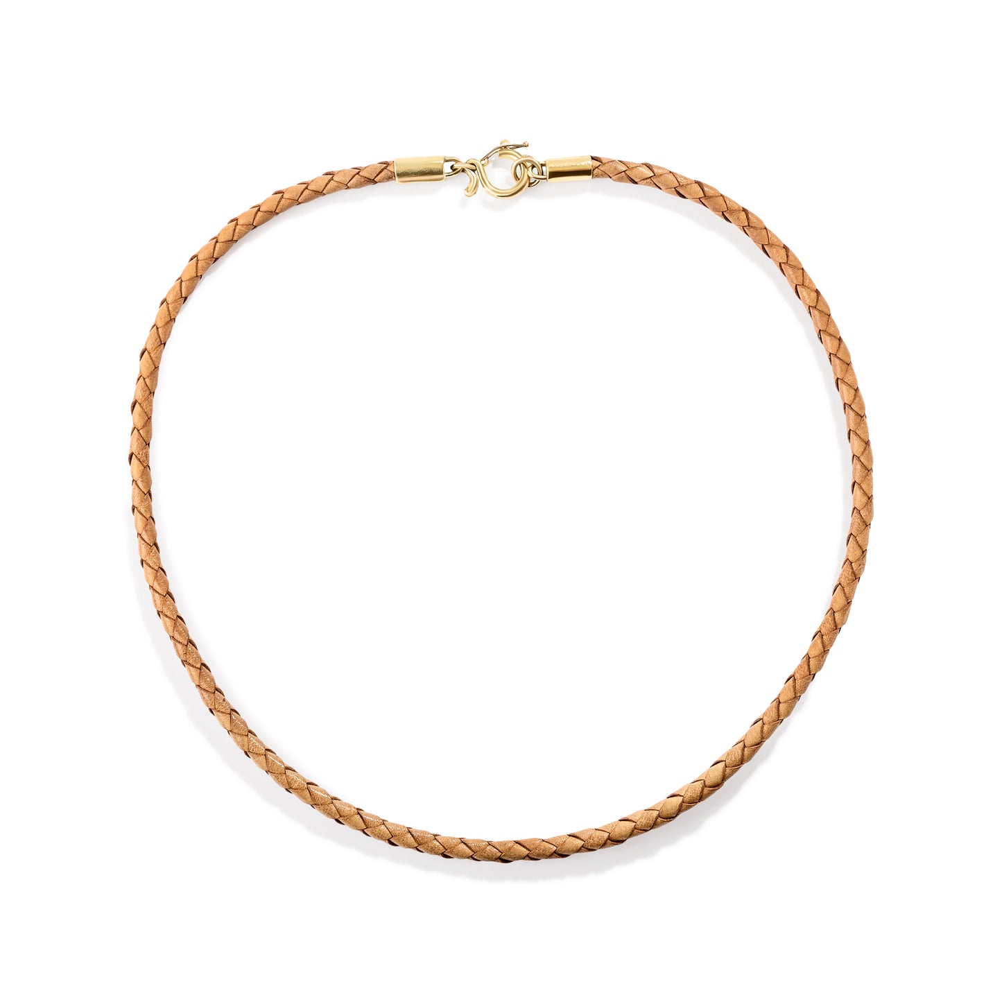 Cordino in pelle intrecciata