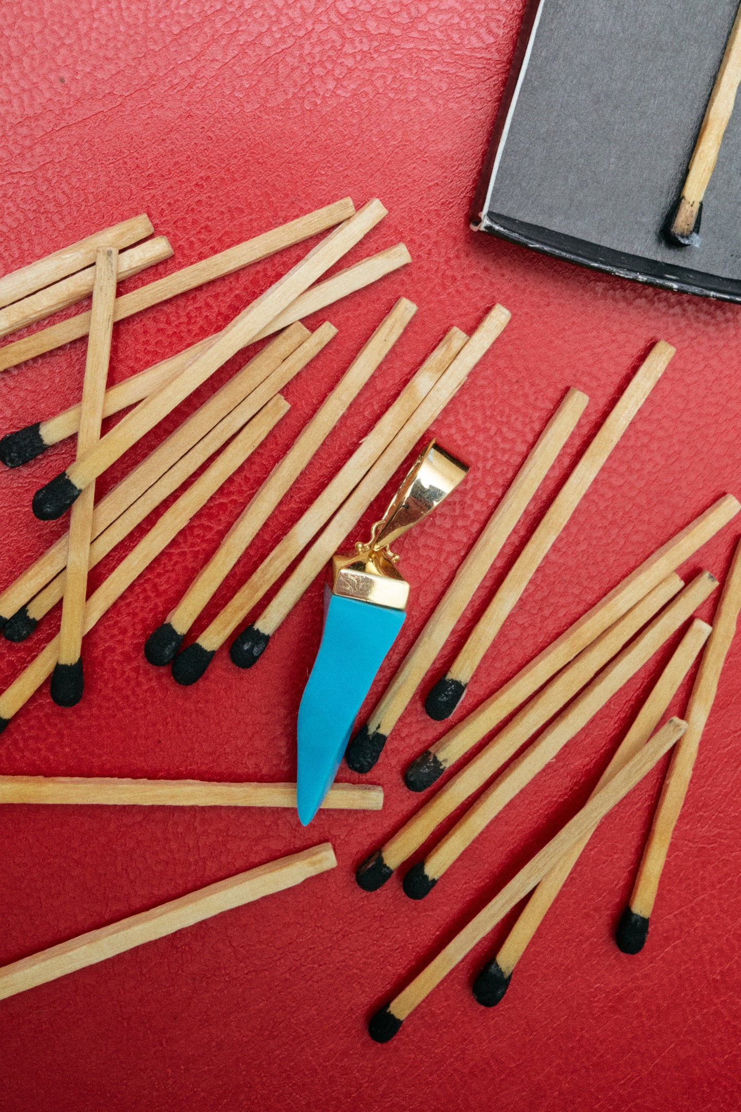 Turquoise Cornicello Pendant