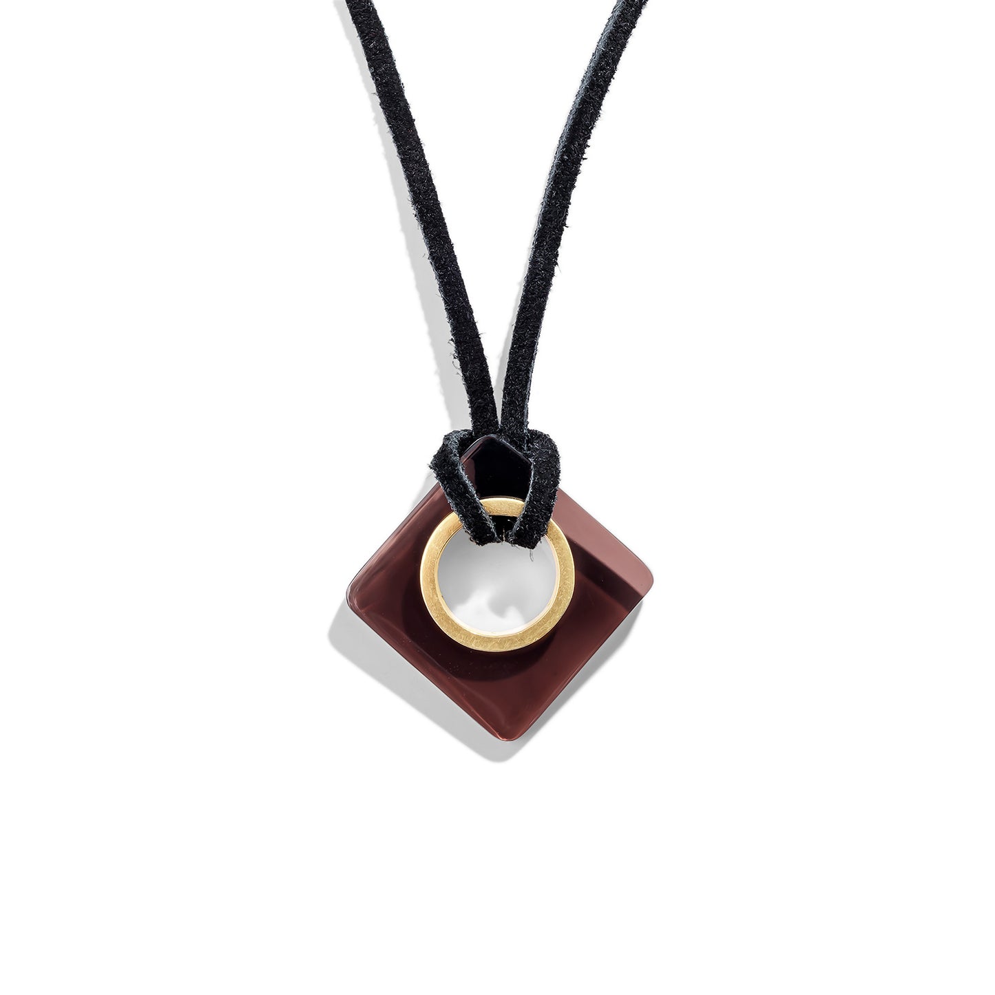 Smoke Topaz Blocco Necklace