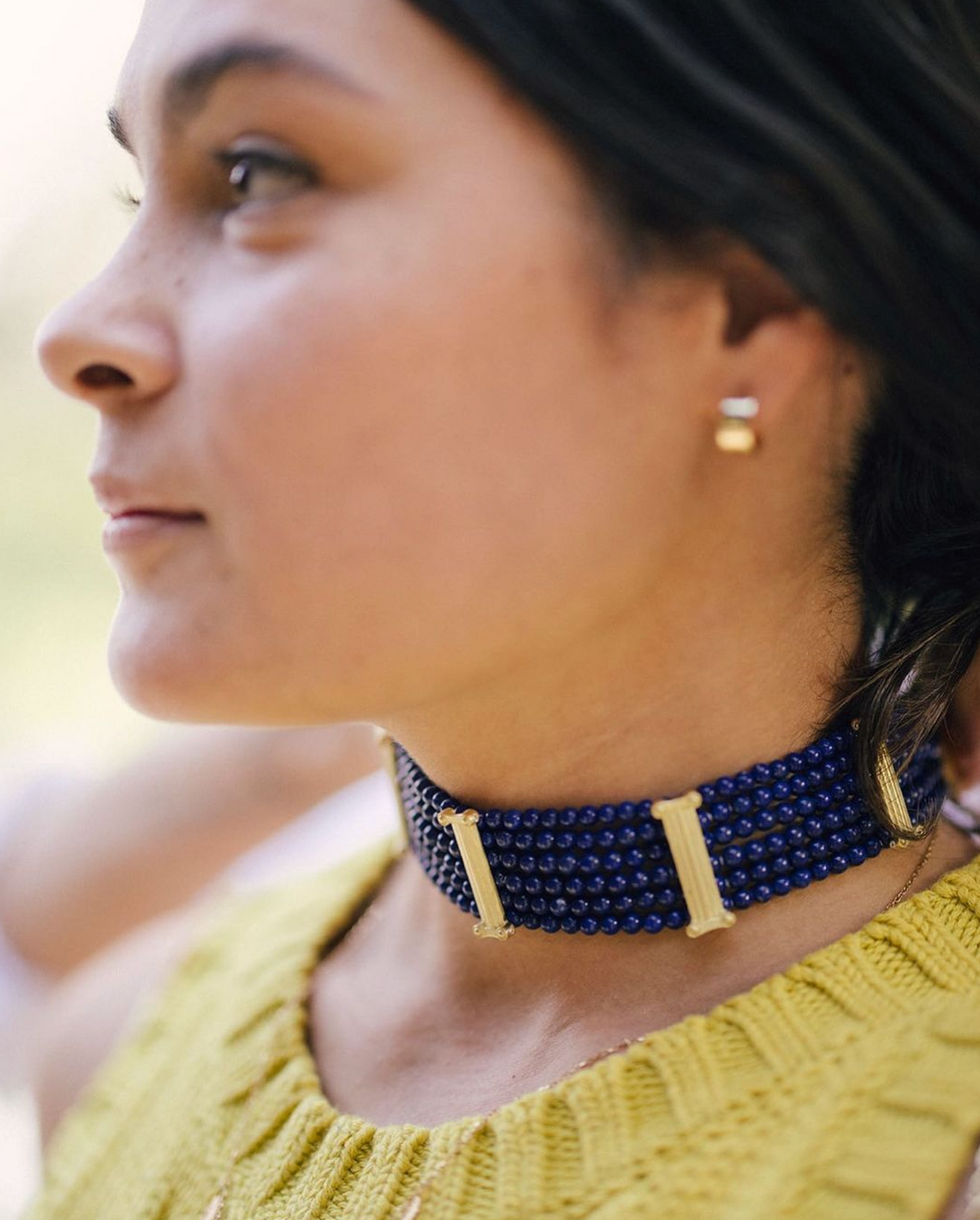 Lapis Colonna Choker