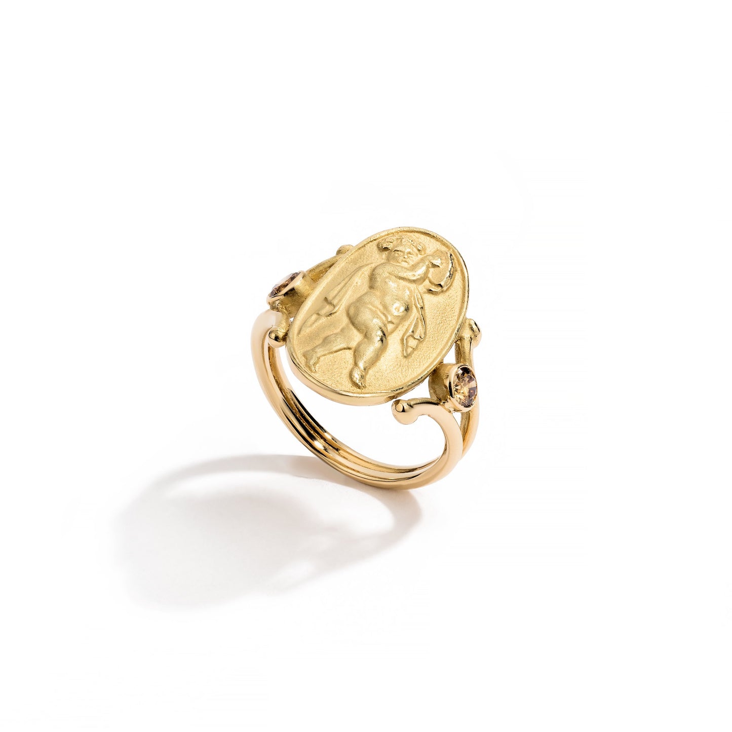 Anello Danzante con diamanti