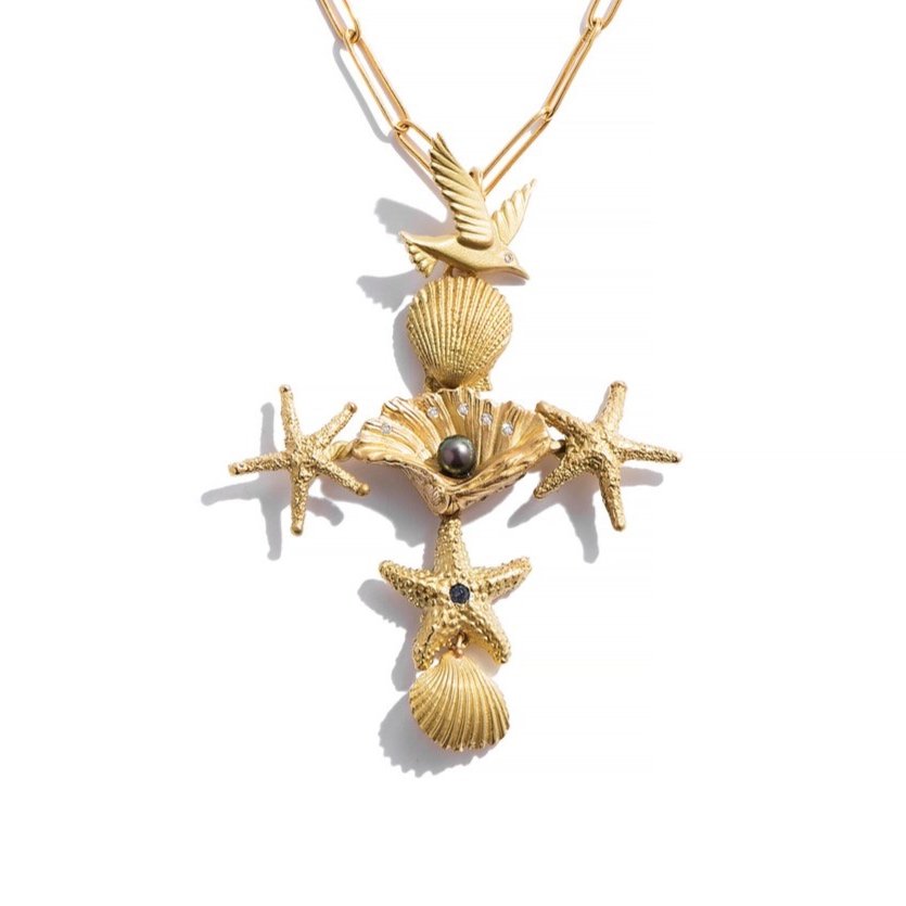 Pendente Grande Croce Marina