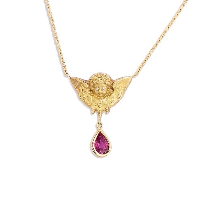 Collana Amorini Rubino