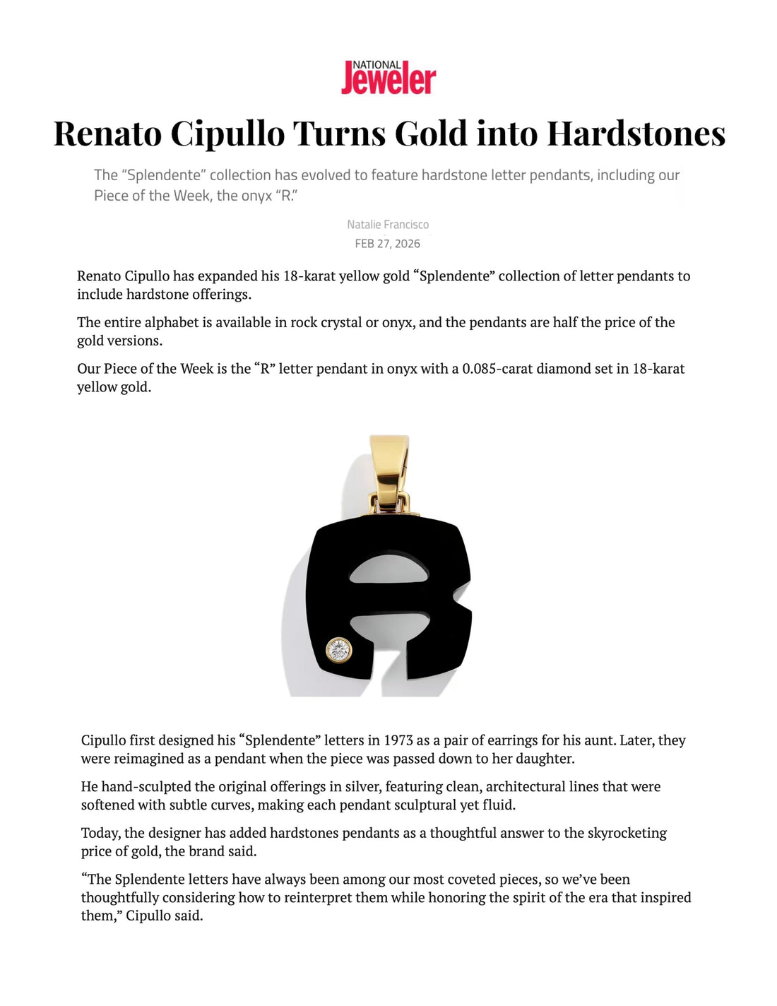 National Jeweler