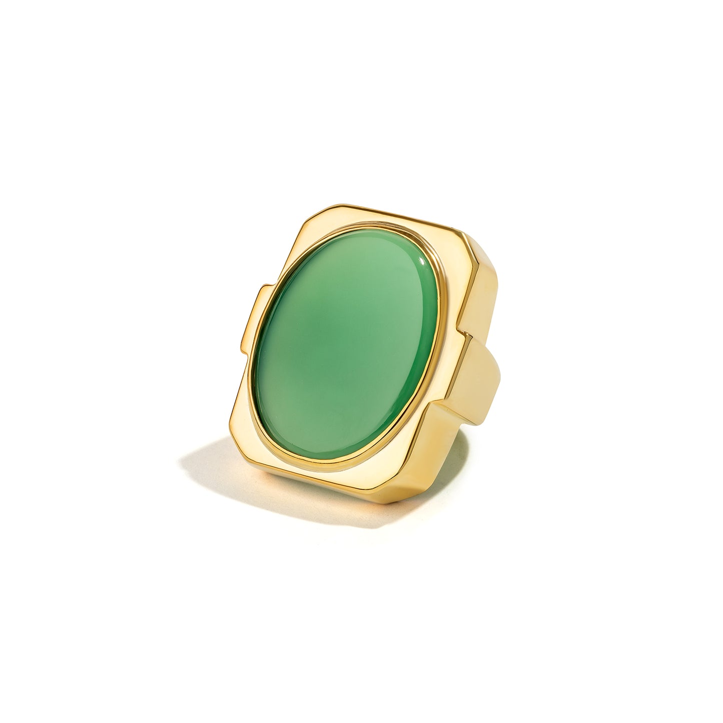 Chrysoprase Impresa Ring