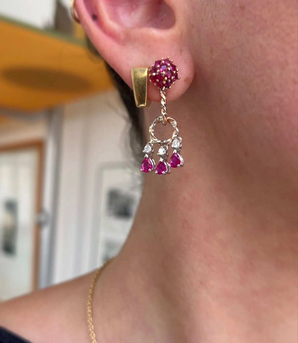 Ruby Antica Earrings