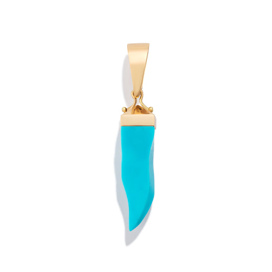 Turquoise Cornicello Pendant