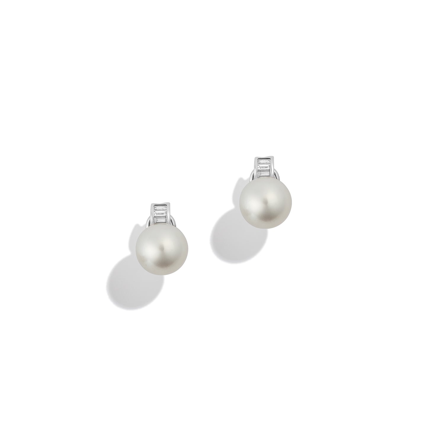 Pearl Wrecking Ball Earrings