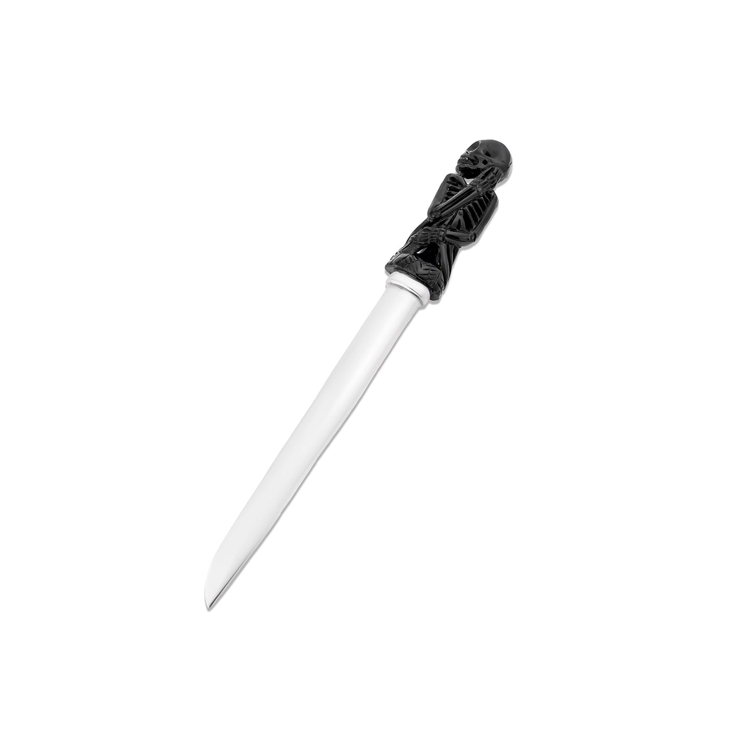Black Onyx Skeleton Letter Opener