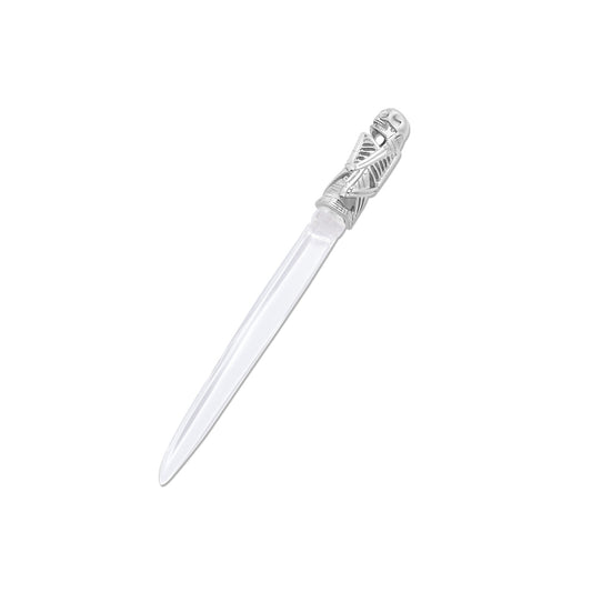 Rock Crystal Skeleton Letter Opener