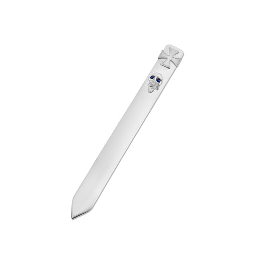 Sapphire Skull Letter Opener