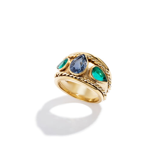 Sapphire Coronamento Ring