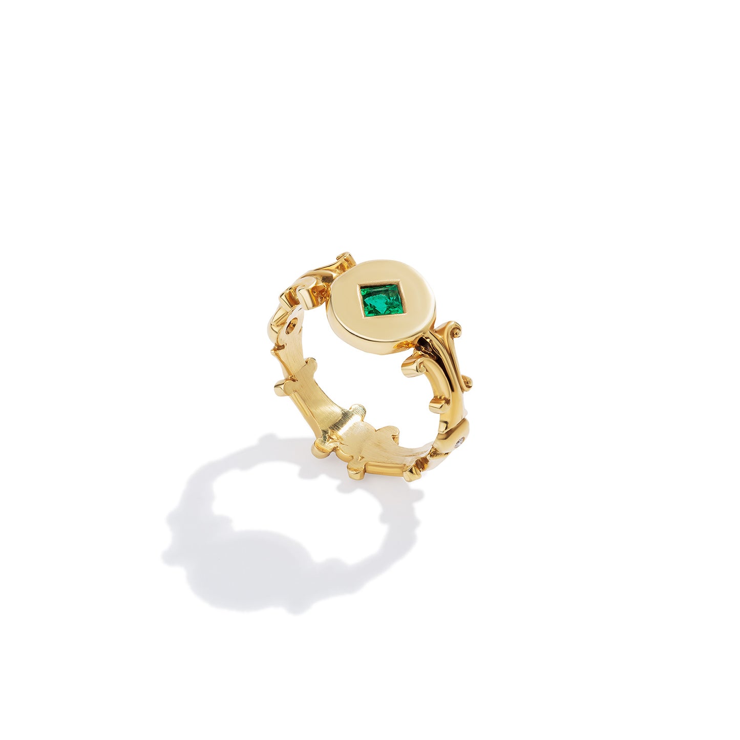 Emerald Delicato Ring