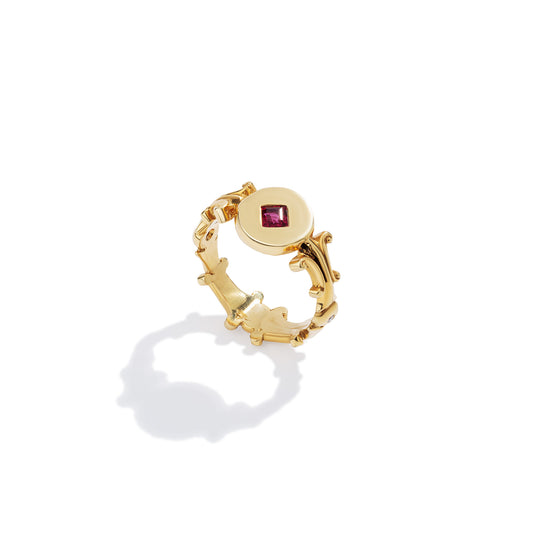 Ruby Delicato Ring