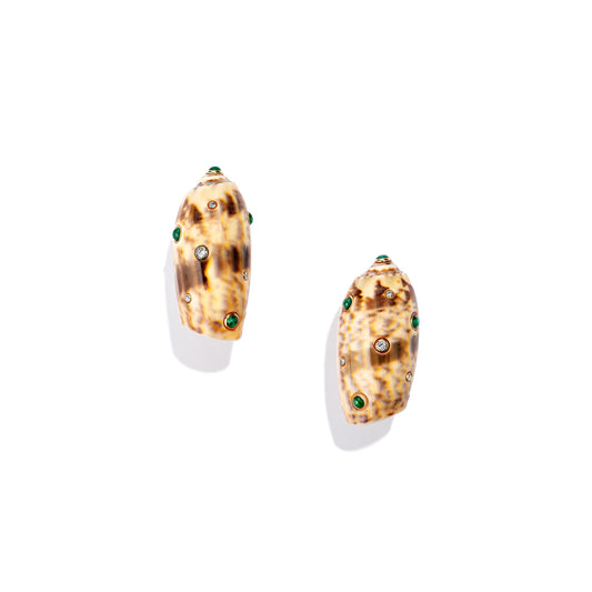 Spotted Shell Earrings