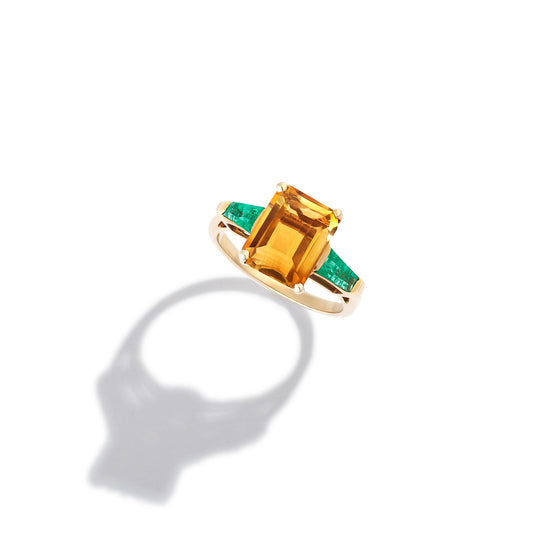 Citrine Lucido Ring