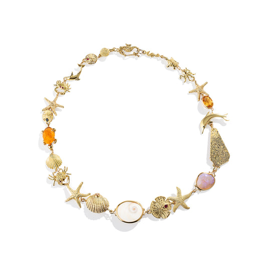 Return to the Sea Garland Necklace