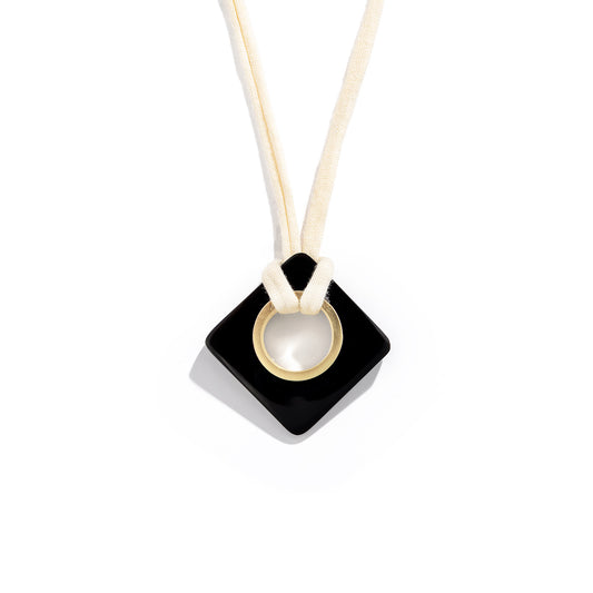Onyx Blocco Necklace