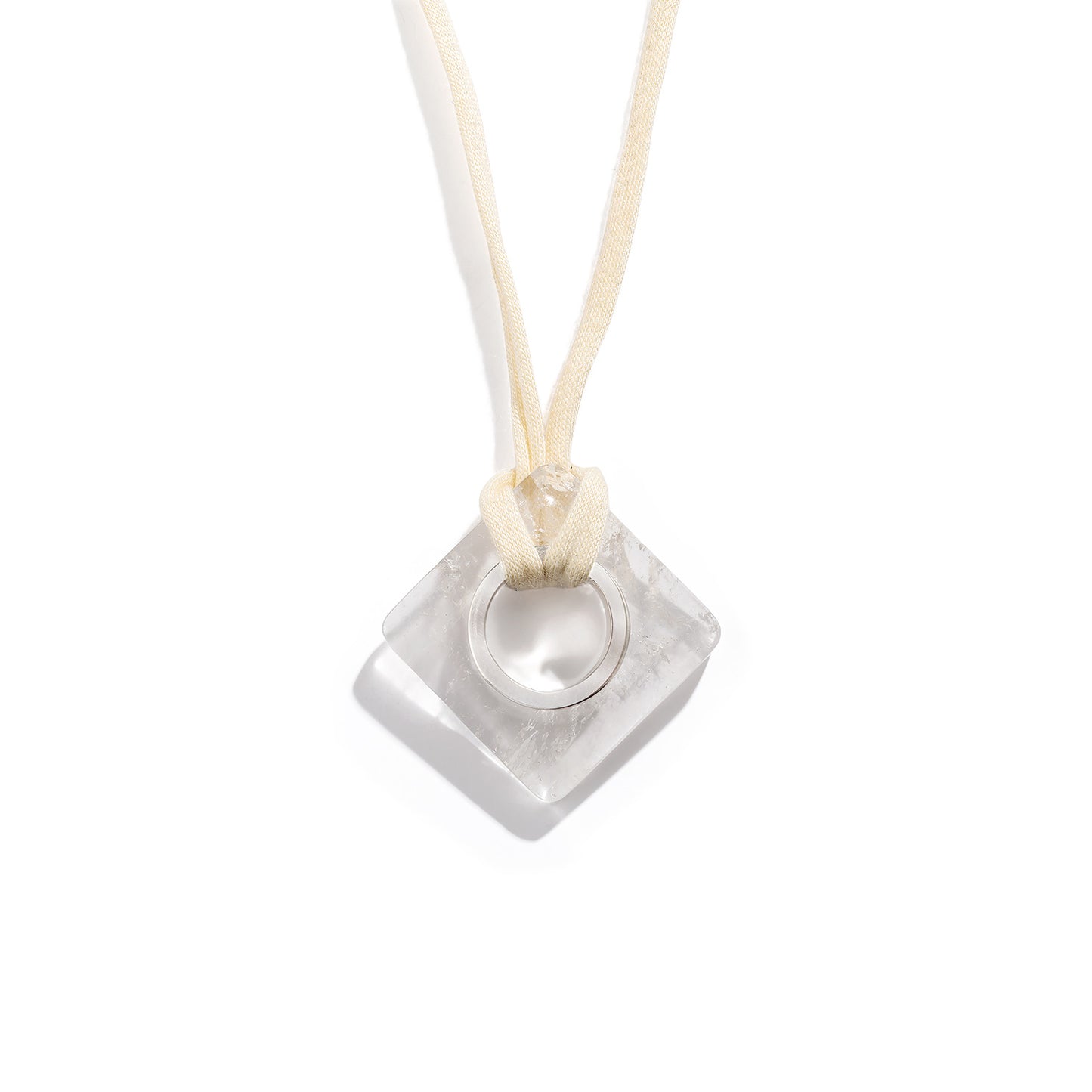 Rock Crystal Blocco Necklace