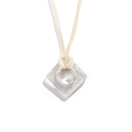 Rock Crystal Blocco Necklace