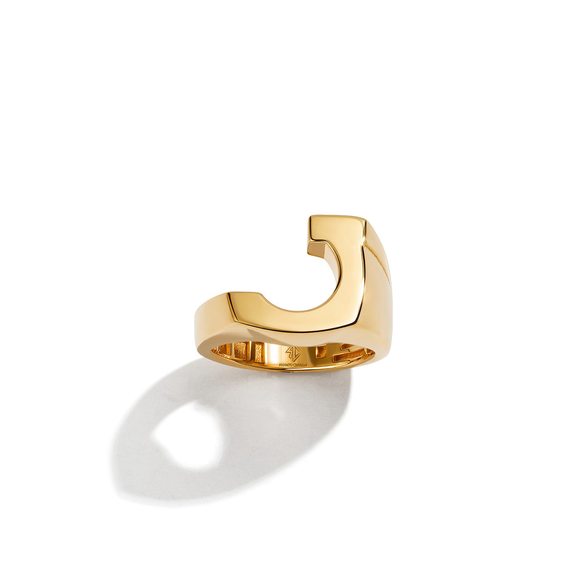 Splendente Letter Ring