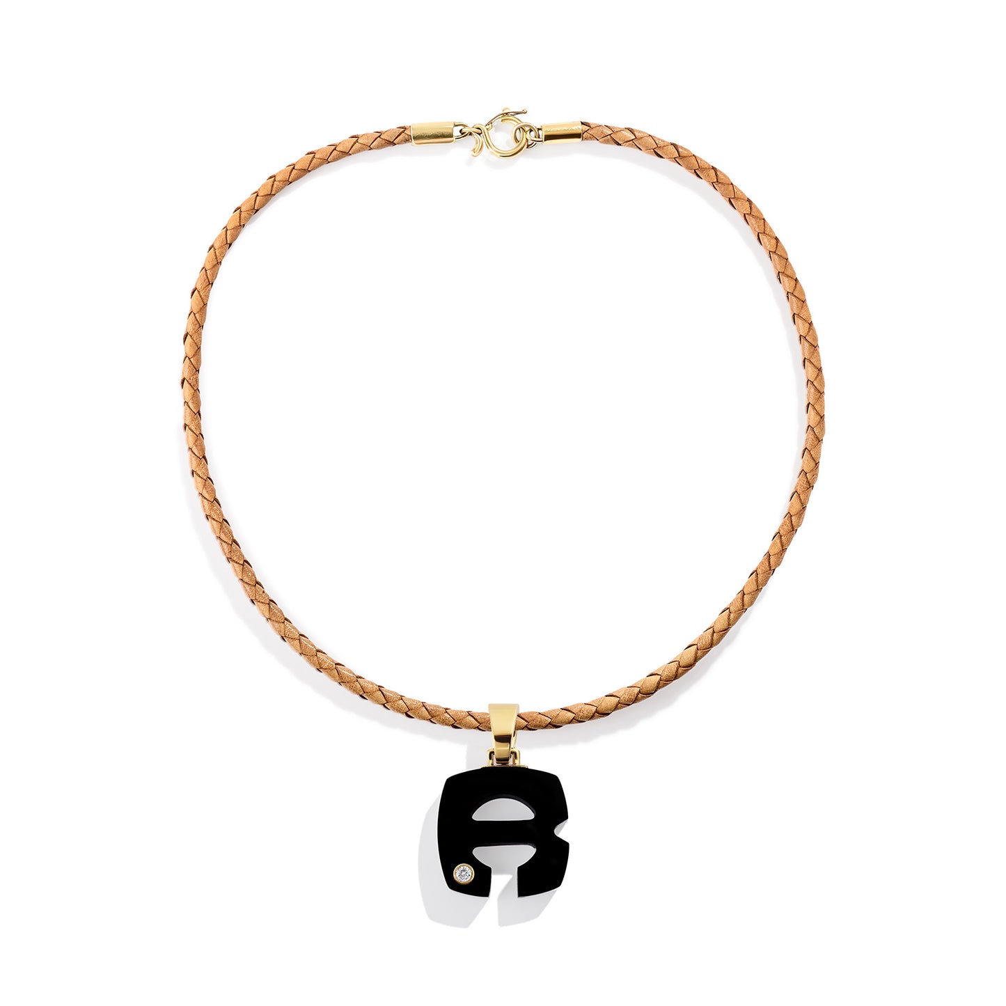 Onyx Splendente Letter Pendant