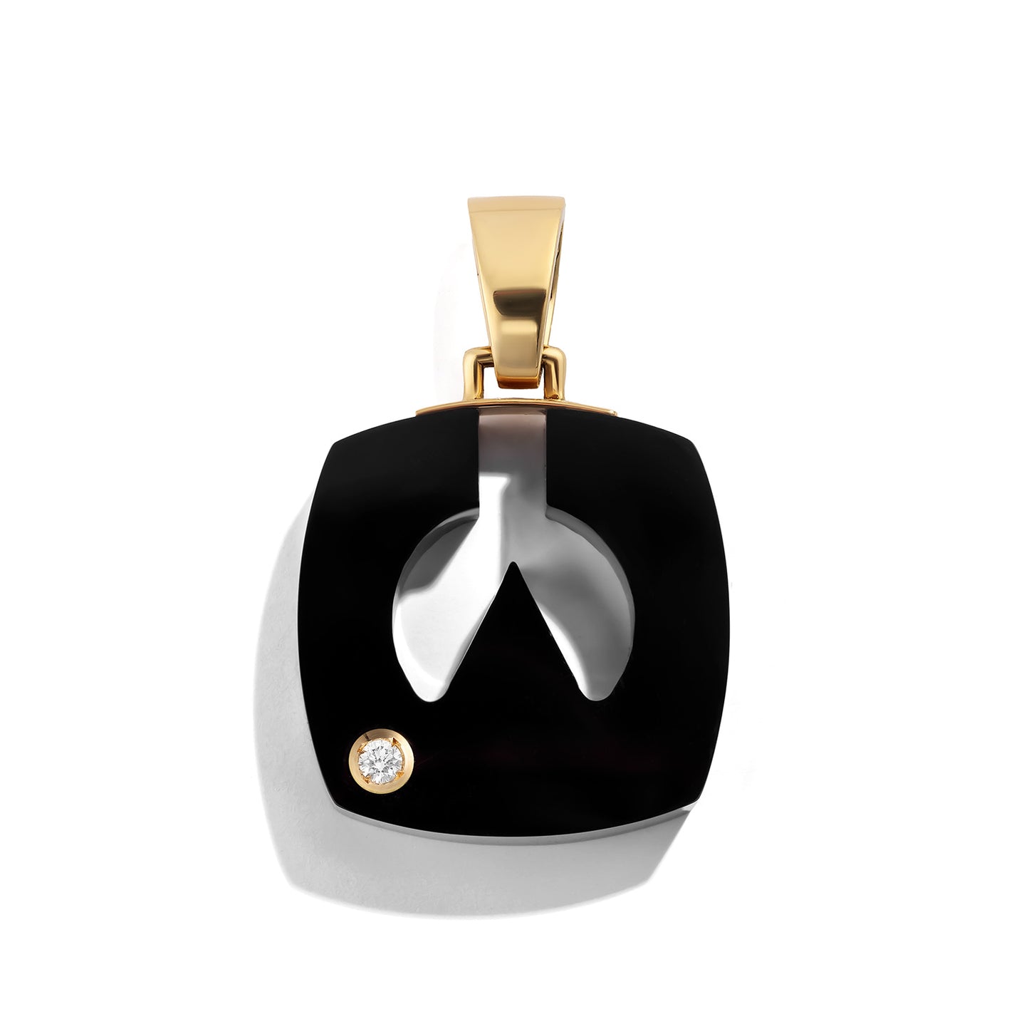 Onyx Splendente Letter Pendant