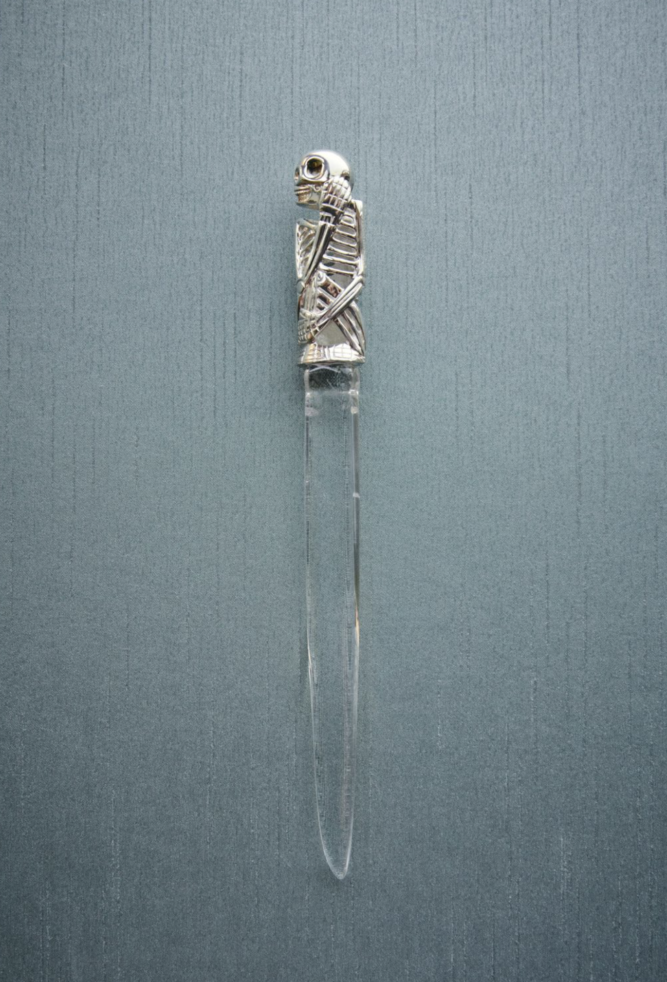Rock Crystal Skeleton Letter Opener