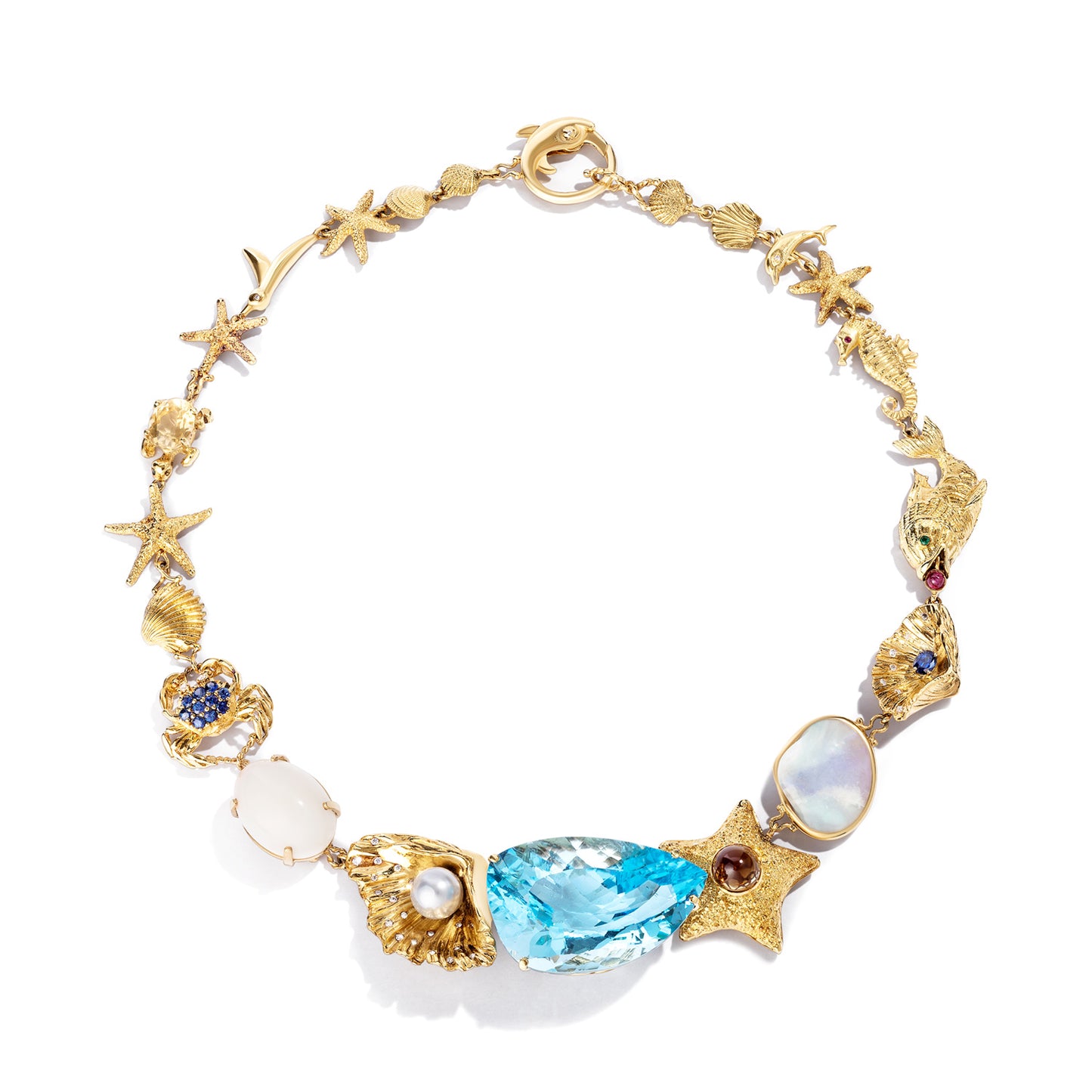 Topaz Return to the Sea Necklace