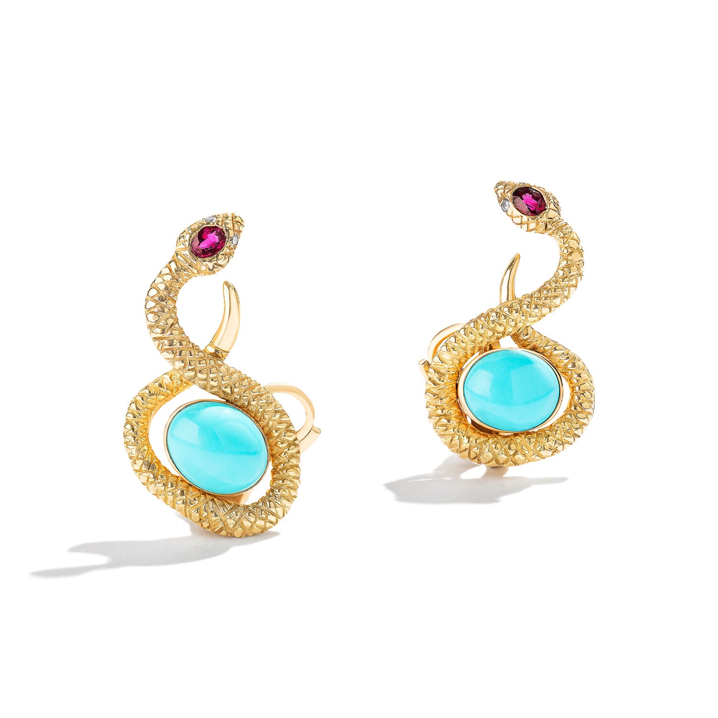 Turquoise Treccia Earring