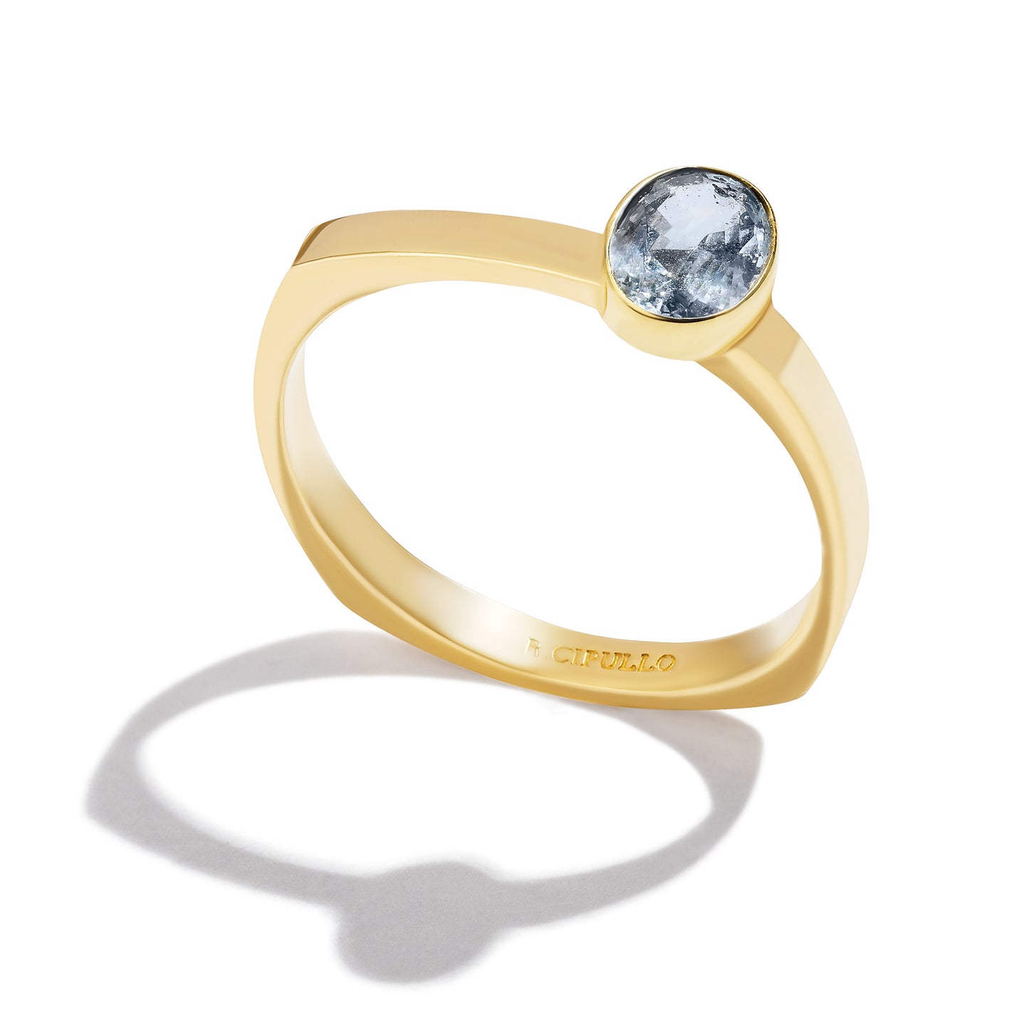 Blue Sapphire Piazza Ring